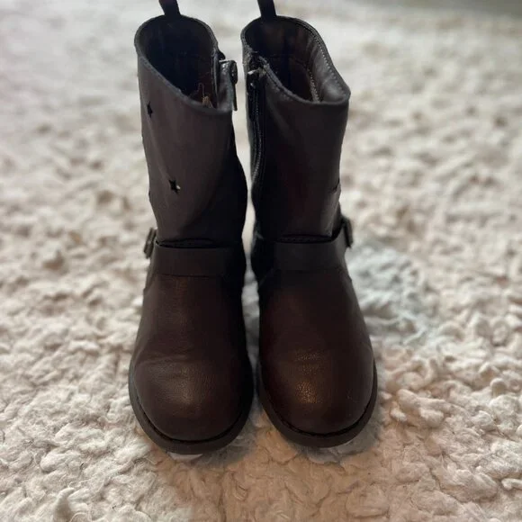 OshKosh B'gosh girls tamiko star boots brown - Picture 6 of 7